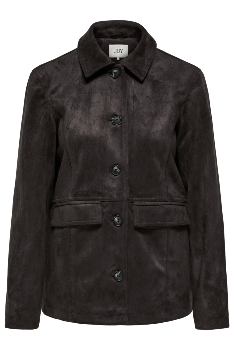 Jacqueline de Yong bruine dames jas | Vooraanzicht