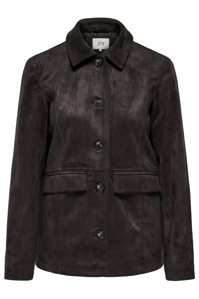 Jacqueline de Yong bruine dames jas | Vooraanzicht