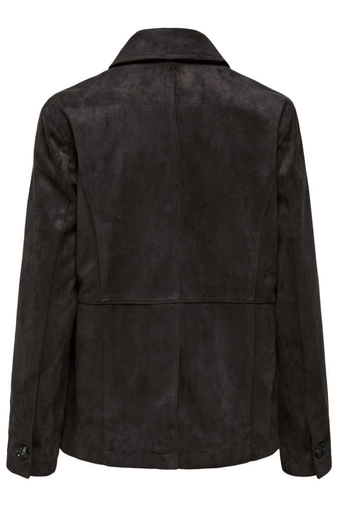 Jacqueline de Yong bruine dames jas | Achteraanzicht