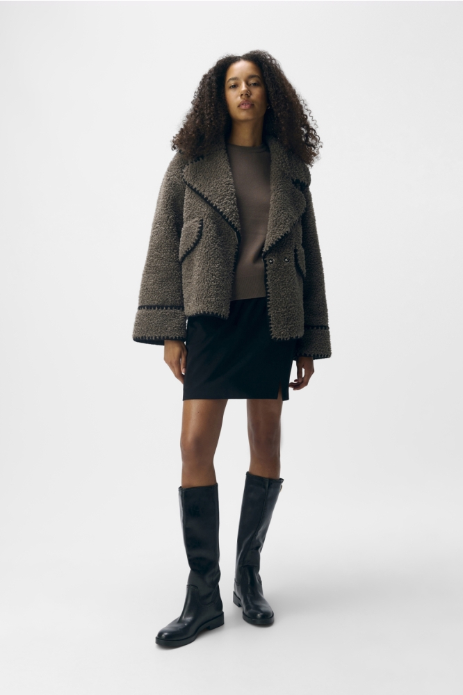 Object bruine dames jas | Model