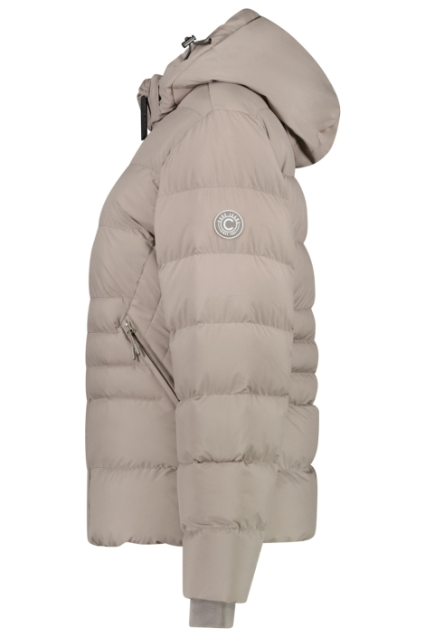 Cars taupe dames jas | Zijaanzicht