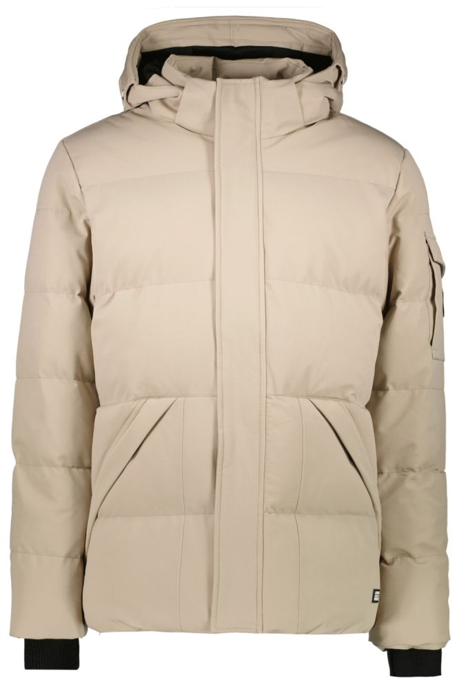 Cars beige heren jas | Vooraanzicht