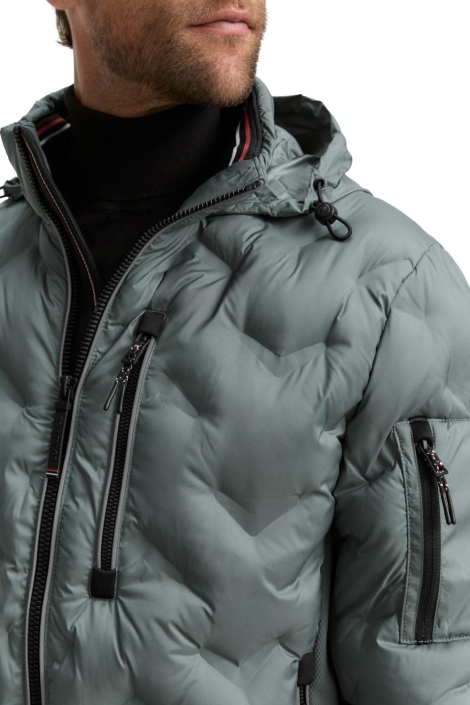 Tom Tailor groene heren jas | Unique Selling Point