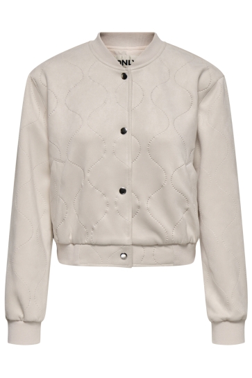 Only Jas ONLDAWNY FAUX SUEDE BOMBER CC PNT 15351276 Pumice Stone
