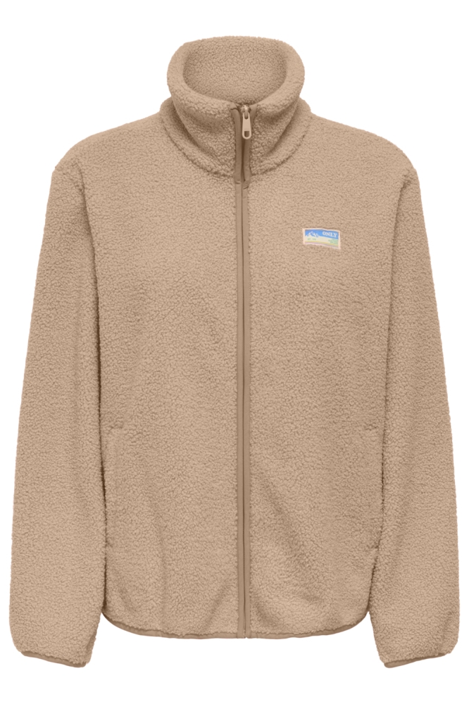Only camel dames vest | Vooraanzicht