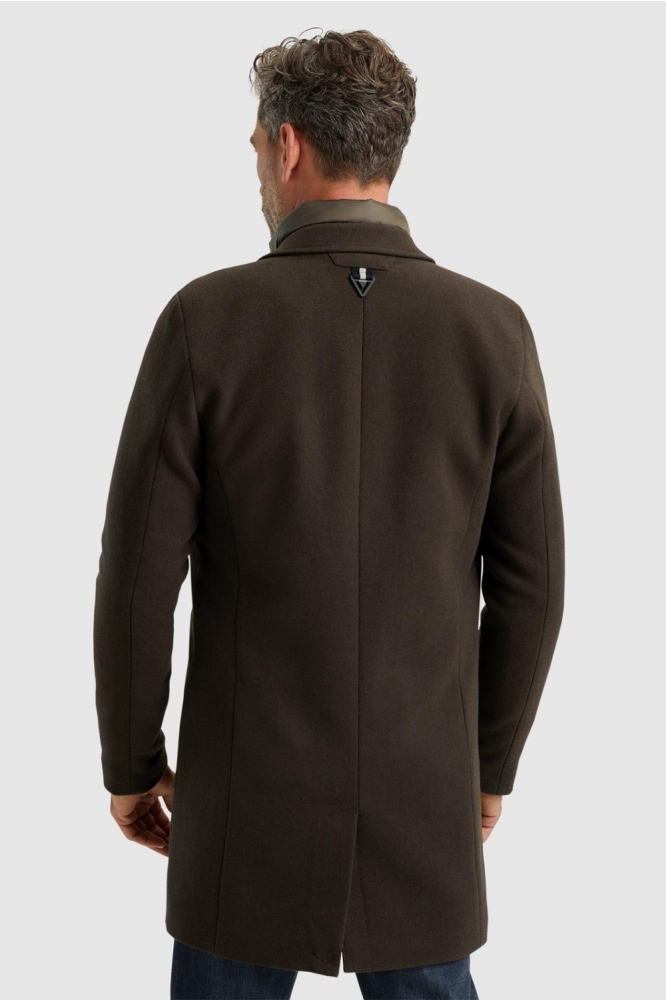 Vanguard bruine heren jas | Model achteraanzicht