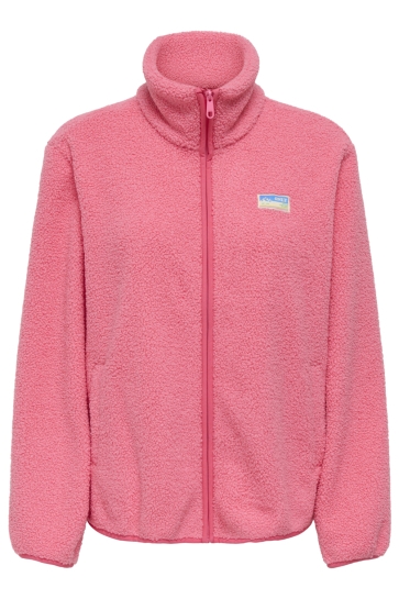 Only Vest ONLEVA LIFE TEDDY JACKET CC OTW 15350283 PINK LEMONADE