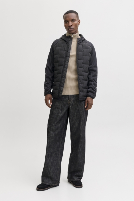 Jack & Jones zwarte heren jas | Model