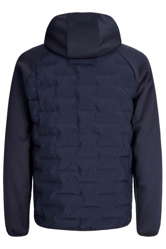 Jack & Jones blauwe heren jas | Achteraanzicht