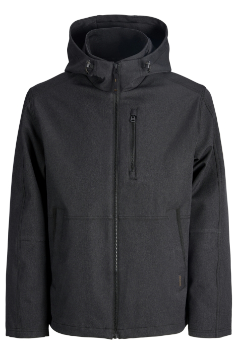 Jack & Jones zwarte heren jas | Vooraanzicht