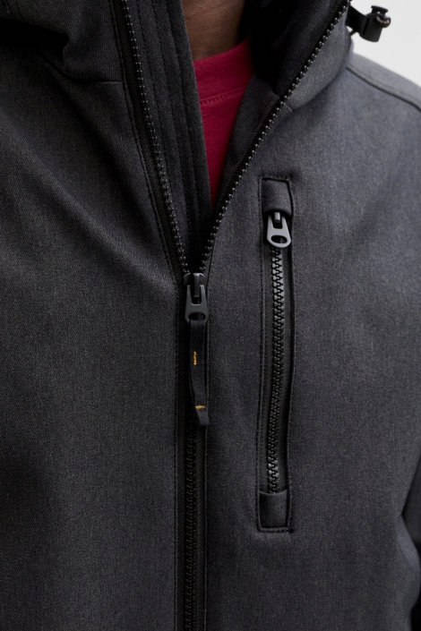 Jack & Jones zwarte heren jas | Kleurstaal