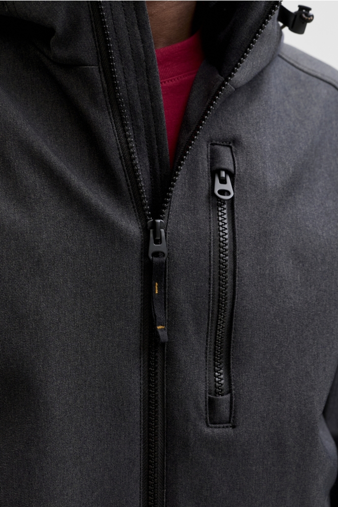 Jack & Jones zwarte heren jas | Kleurstaal