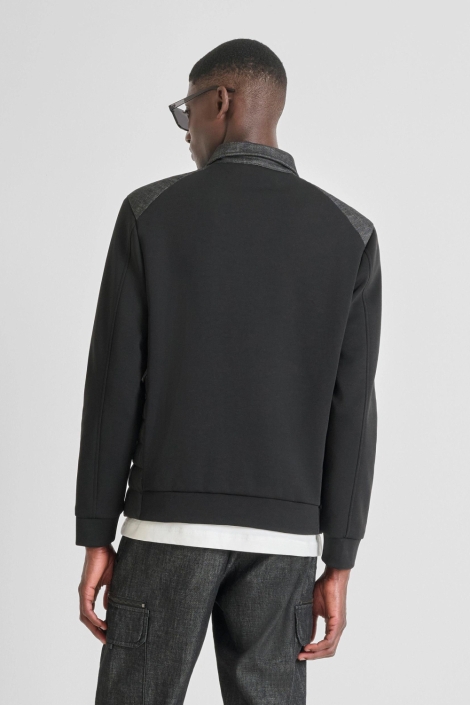 Antony Morato zwarte heren jas | Model achteraanzicht