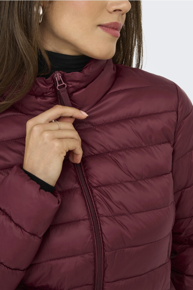 Only bordeaux dames jas | Close up