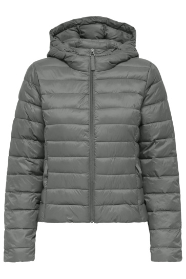 Only Jas ONLTAHIA LW QUILTED HOOD JKT NOOS O 15352020 Castor Gray