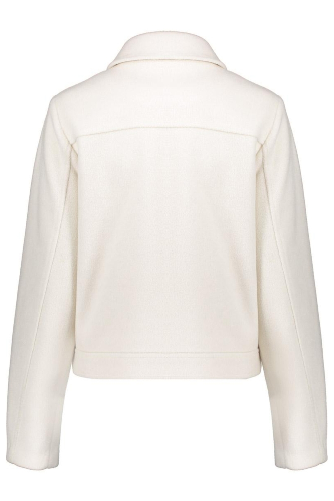Geisha witte dames jas | Achteraanzicht
