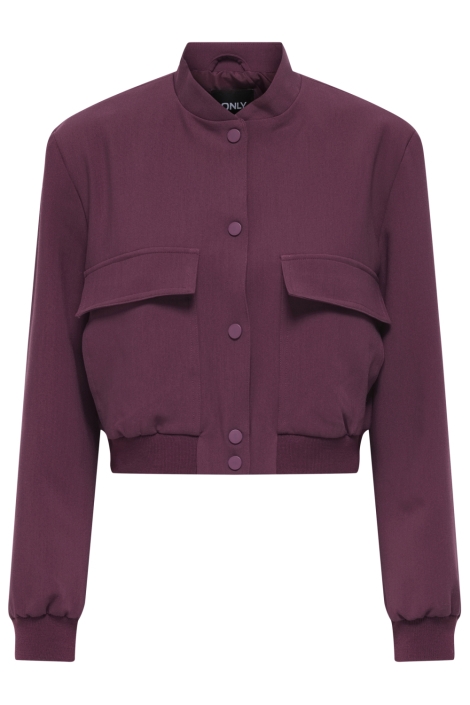 Only bordeaux dames jas | Vooraanzicht