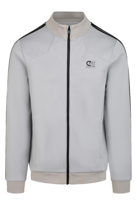 Cruyff grijze heren vest | Vooraanzicht