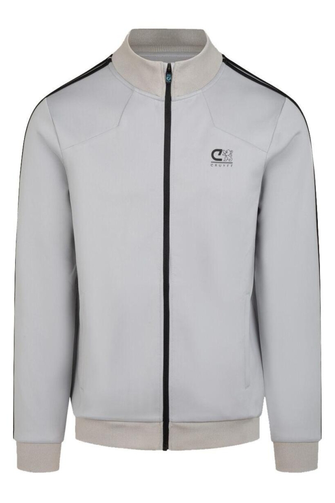 Cruyff grijze heren vest | Vooraanzicht