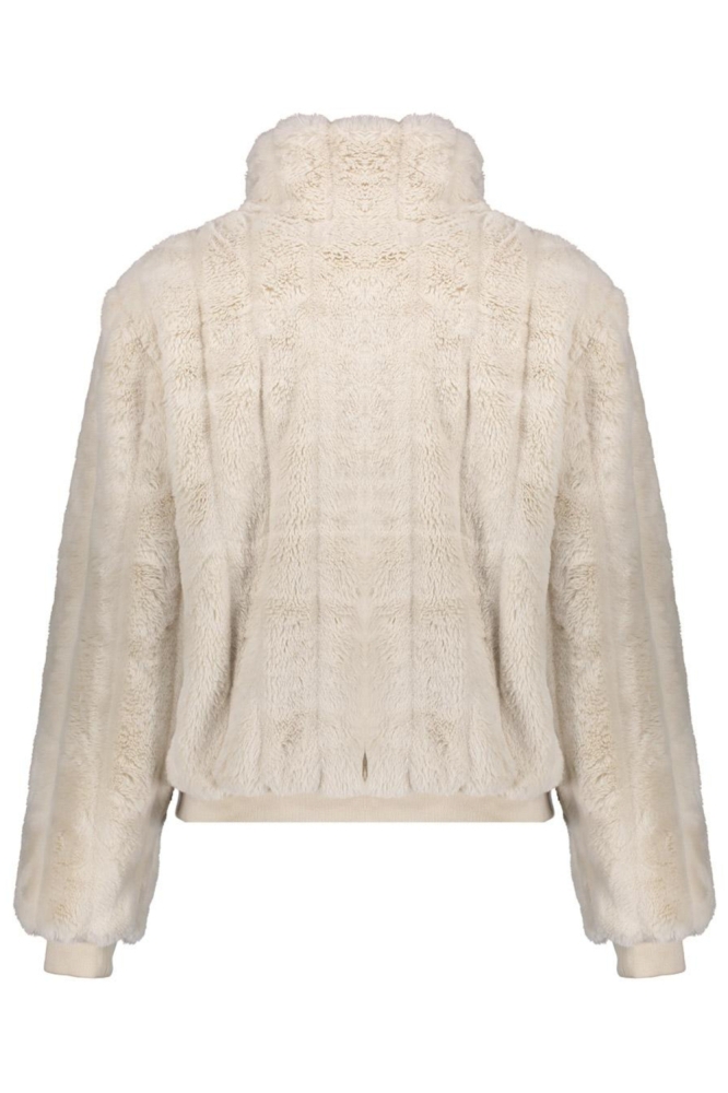 Geisha beige dames jas | Achteraanzicht