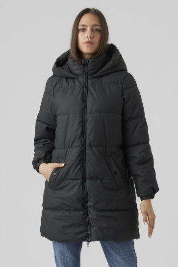 Vero Moda Jas VMGRETAFIE 3/4 COATED JACKET NOOS 10275292 Black