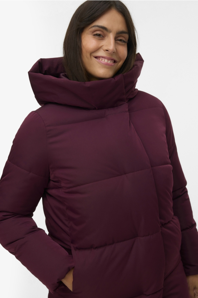 Vero Moda bordeaux dames jas | Close up