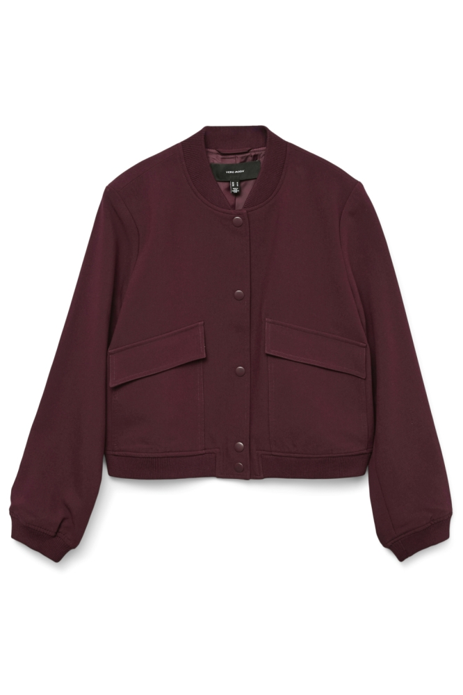Vero Moda bordeaux dames jas | Vooraanzicht