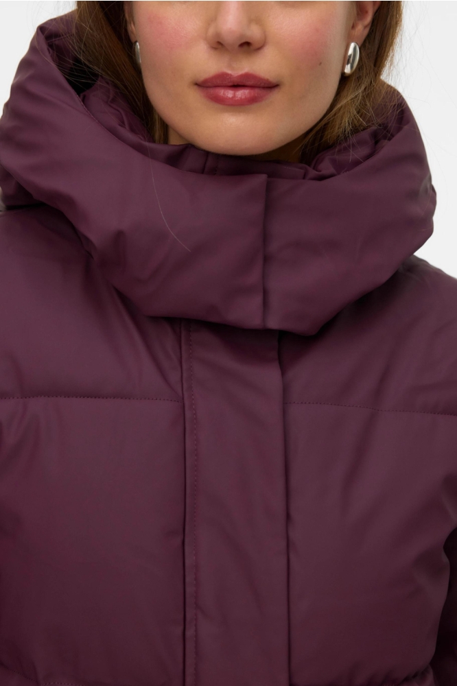 Vero Moda bordeaux dames jas | Close up