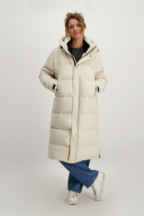 Cars beige dames jas | Model vooraanzicht
