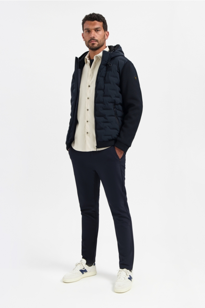 NO-EXCESS blauwe heren jas | Model