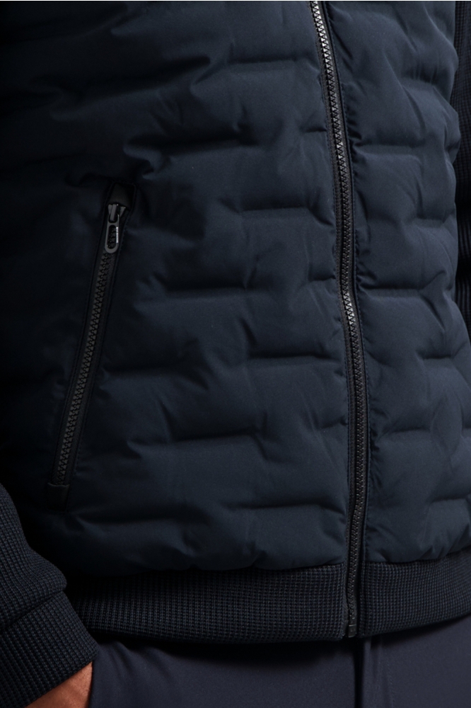 NO-EXCESS blauwe heren jas | Kleurstaal