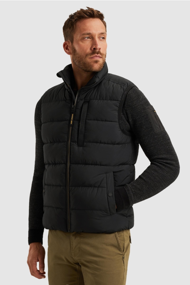 PME legend zwarte heren jas | Model zijaanzicht