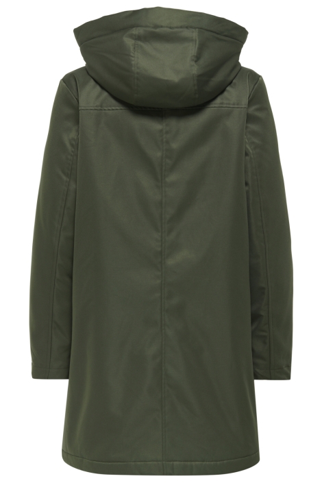 Only groene dames jas | Achteraanzicht