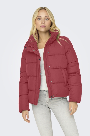 Only Jas ONLNEWCOOL PUFFER JACKET OTW NOOS 15295424 Karanda Red