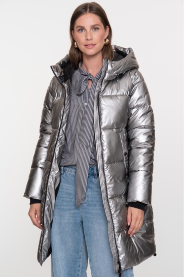 Geisha Jas LANGE DONSJAS 58524 12 GUN METAL