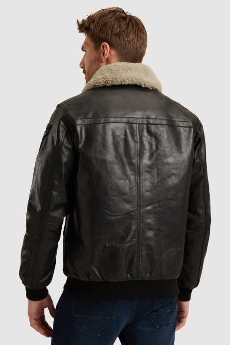 PME legend zwarte heren jas | Model achteraanzicht