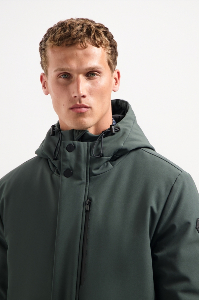 NO-EXCESS groene heren jas | 