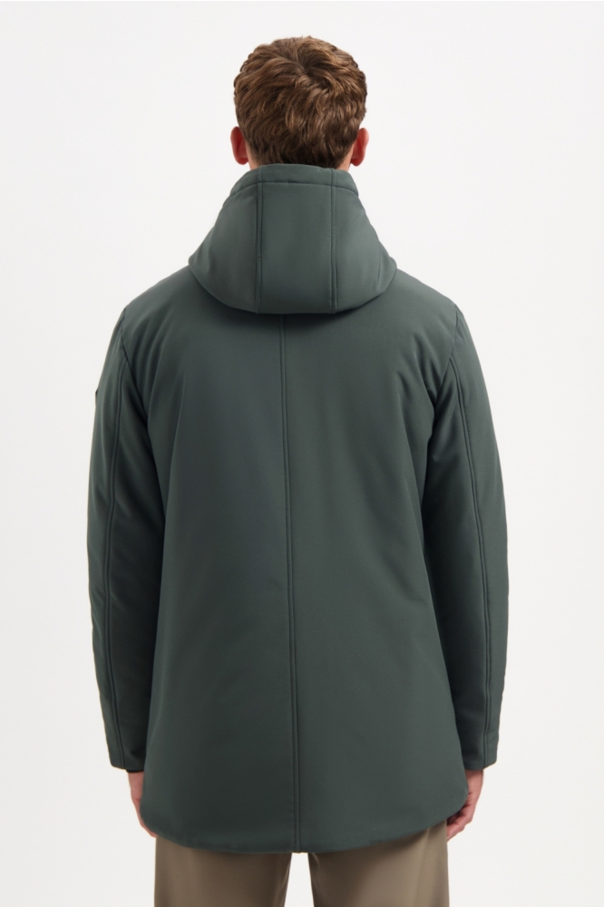 NO-EXCESS groene heren jas | 