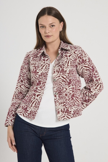 Freequent Jas FQJADY JACKET 206749 MOONBEAM W. PORT ROYAL