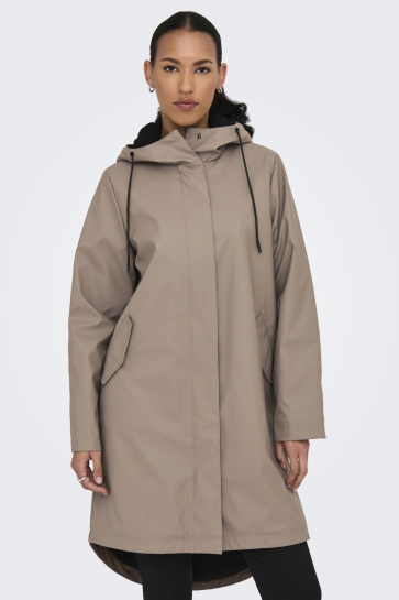 Only Jas ONLSIA SALLY RAINCOAT CC OTW 15348809 WALNUT