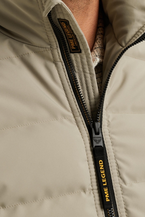 PME legend beige heren jas | Close up