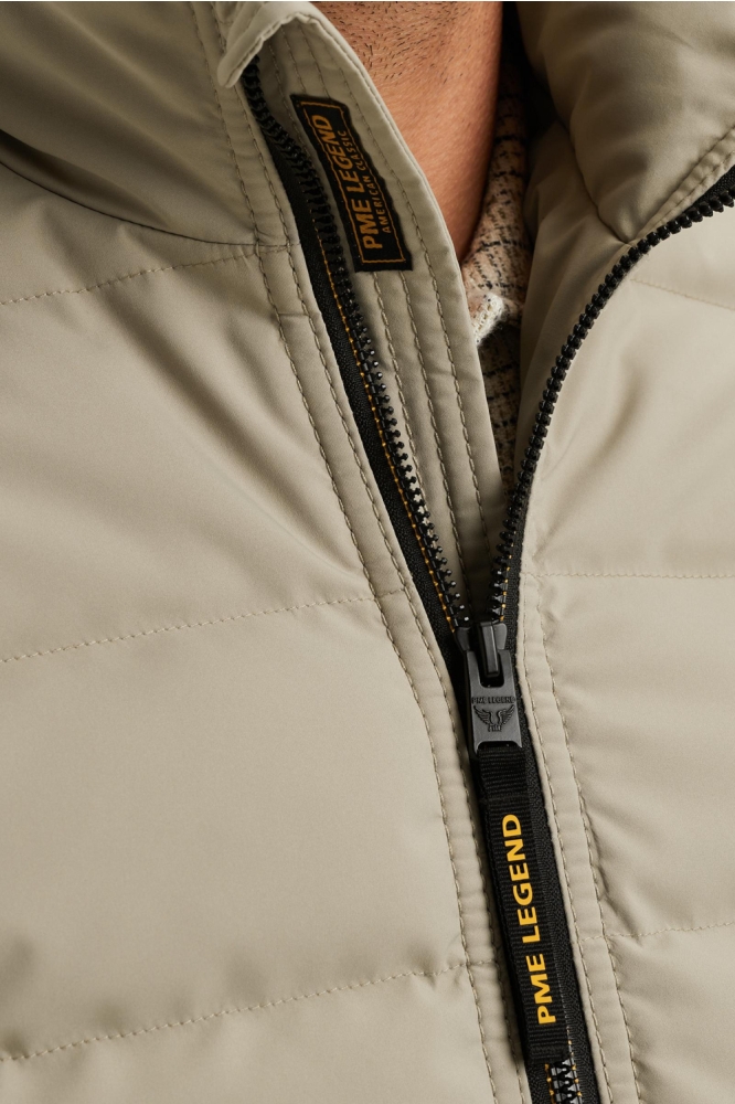 PME legend beige heren jas | Close up