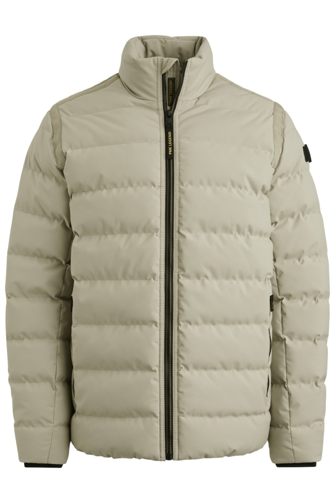 PME legend beige heren jas | Vooraanzicht