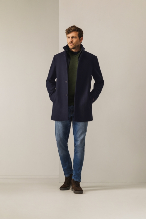 State of Art blauwe heren jas | Model