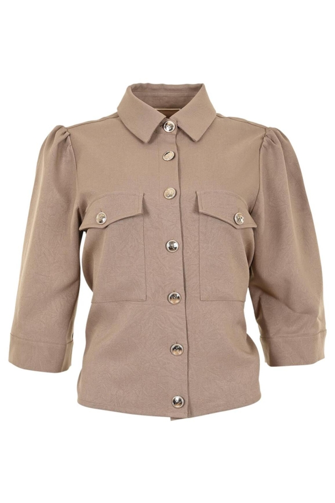 Zizo camel dames jas | Vooraanzicht