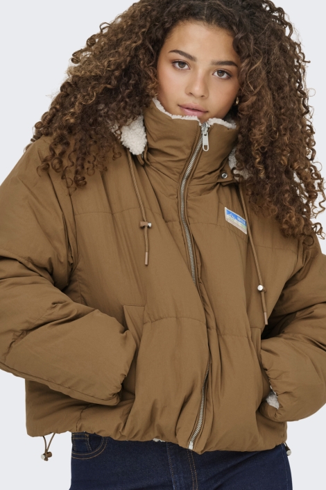 Only witte dames jas | Model vooraanzicht