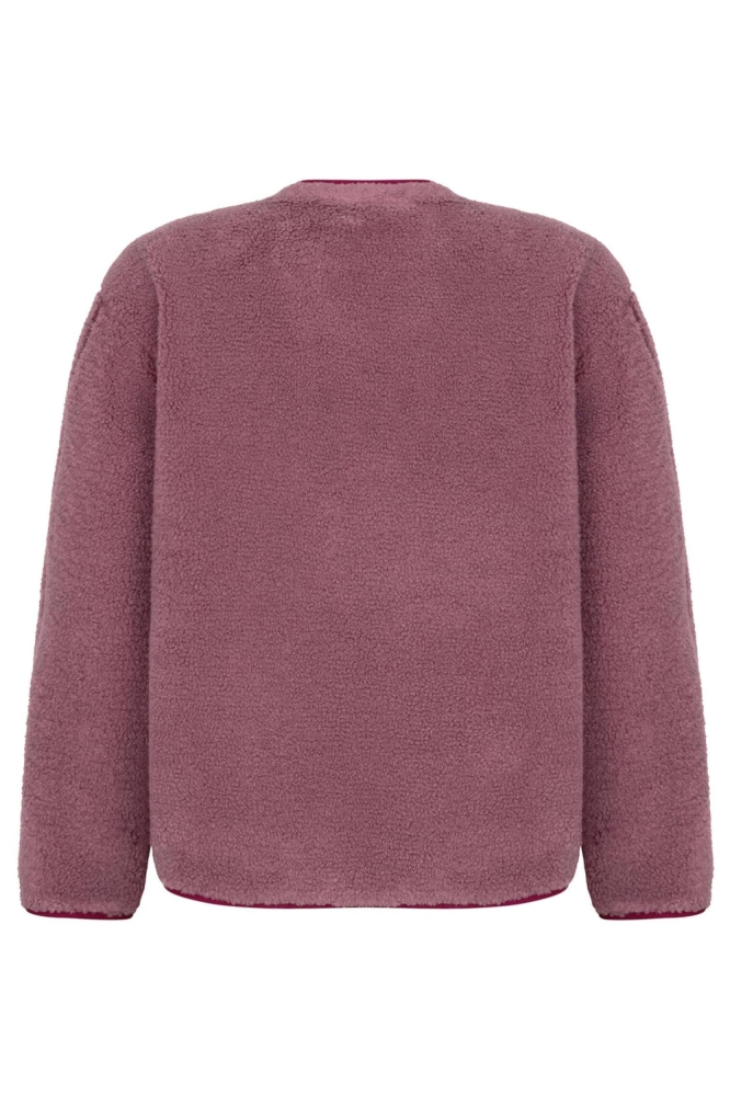 Ydence paarse dames vest | Achteraanzicht