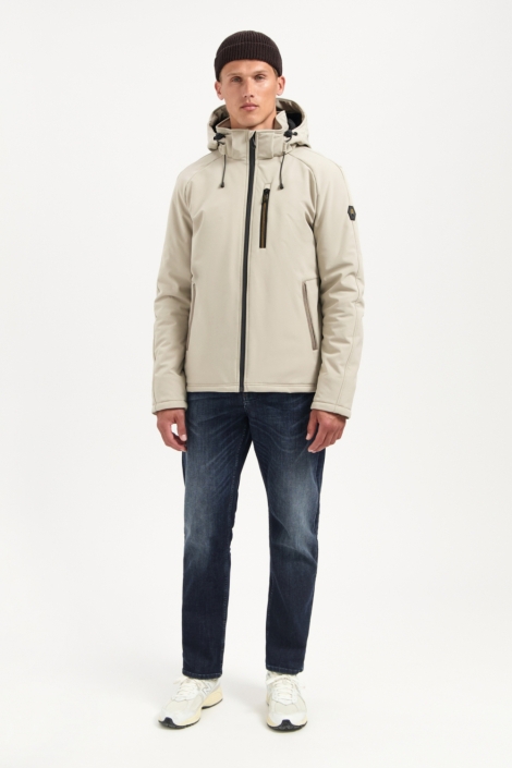 NO-EXCESS beige heren jas | Model