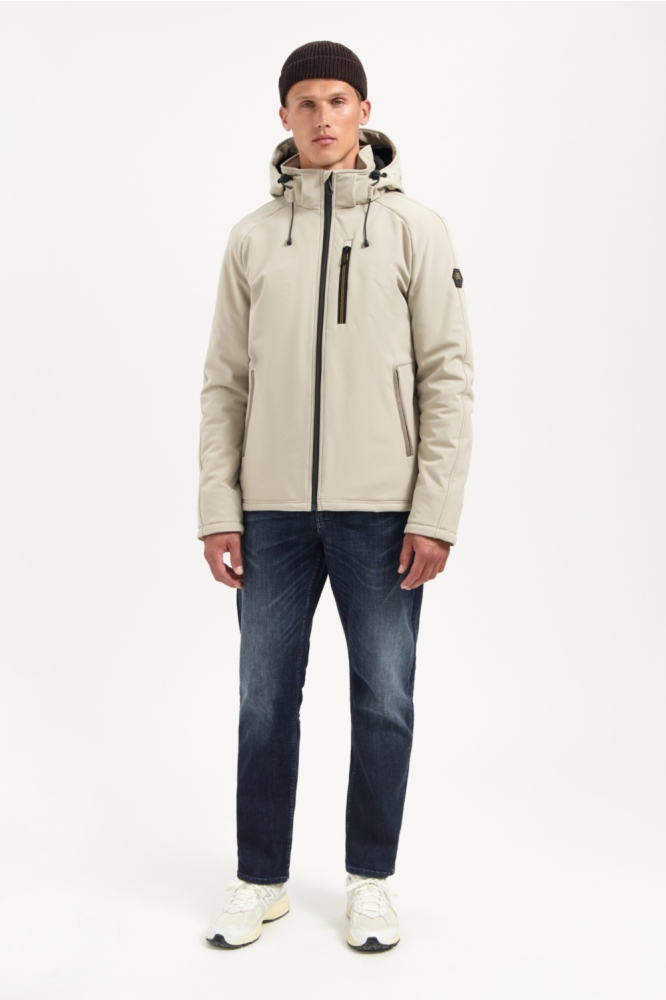 NO-EXCESS beige heren jas | Model