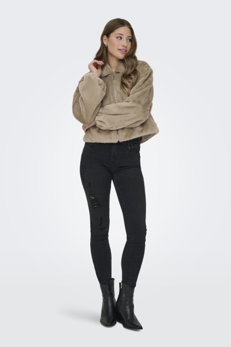 Only beige dames jas | Model